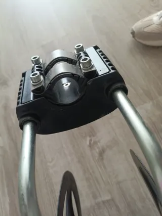 Silla bici niño azul