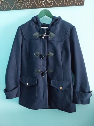 Parca/Canadiana com capuz Azul XXL