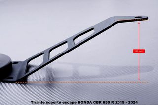 Tirante soporte escape HONDA CBR 650 R 2019 - 2024