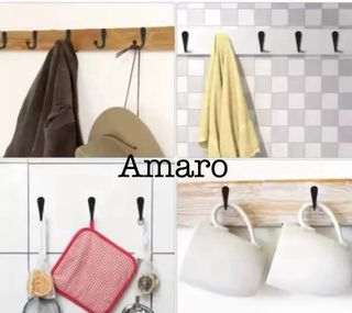 10 Ganchos/Cabides de Metal para Parede| NOVOS