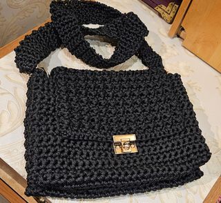 Borsa uncinetto fatta a mano