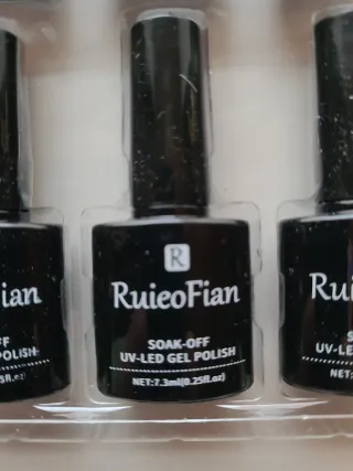 Set Esmaltes Gel RuieoFian 8+1