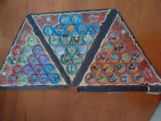 Coleção completa 50 tazos Yu Gi Oh com álbum