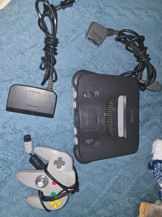 Nintendo 64 Negra y Gris