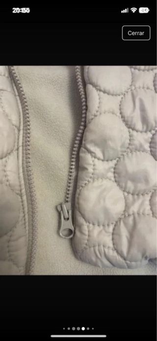 Abrigo niña talla 4 años como nuevo