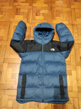 Plumífero The North Face Azul y Negro