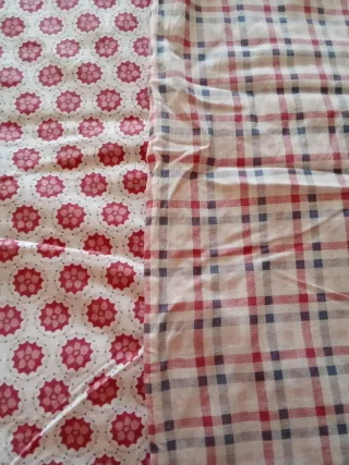 Funda nórdica infantil flores rosas