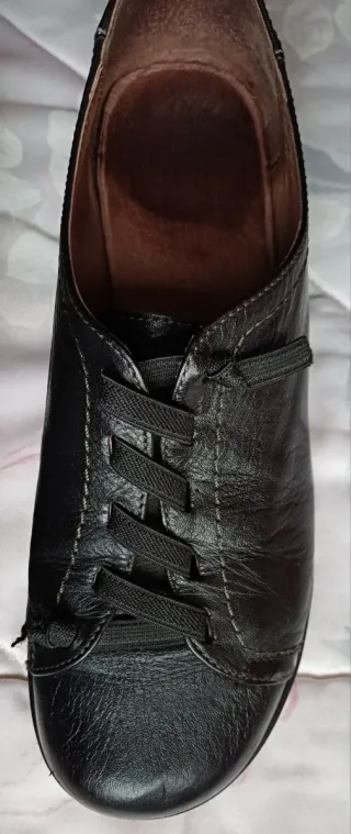 Zapatos negros de piel