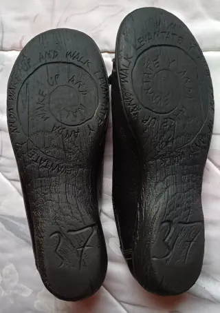 Zapatos negros de piel