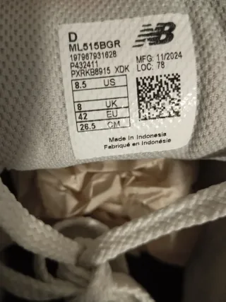 Zapatillas New Balance 515 Verde y Azul