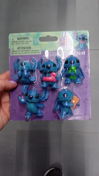 Set 5 Figuras Stitch Disney