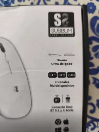 Teclado y Ratón Inalámbricos  Blanco