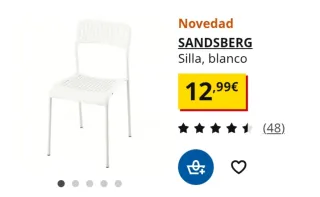 Sedie Ikea Grigie e Bianche