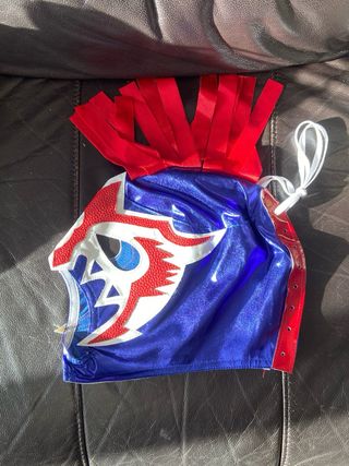 Máscara Lucha Libre Azul y Roja