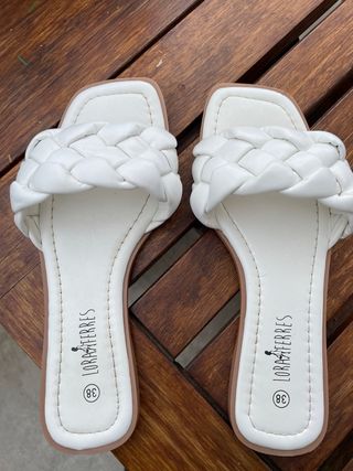 Ciabatte Lora Ferres bianche Tg 38