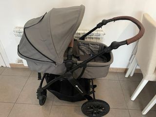 Cochecito bebé gris Kinderkraft