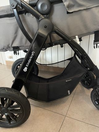 Cochecito bebé gris Kinderkraft