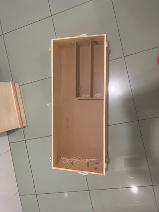 Caja de madera con tapa