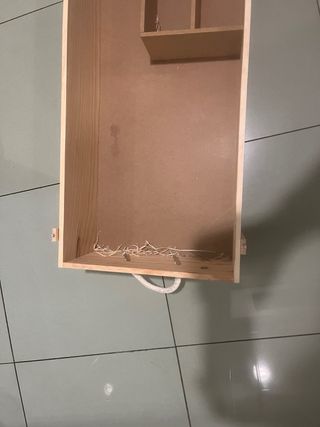 Caja de madera con tapa