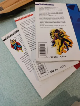 Excelsior Marvel Los Vengadores 1, 2 y Nova