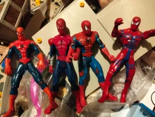 Lote 4 Figuras Spiderman