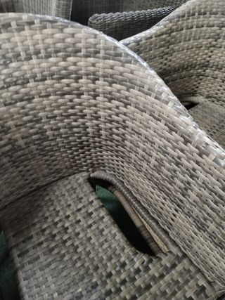 Sillones de ratán en marrón 2ª mano