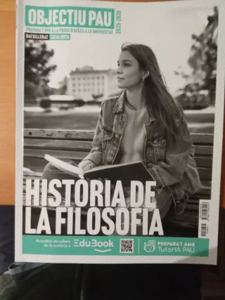 Objectiu PAU Història de la Filosofia
