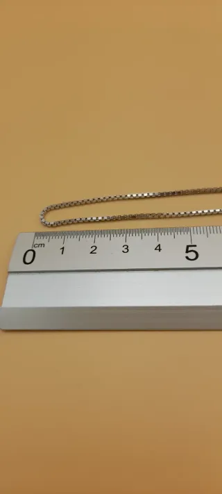 Cadena de oro blanco 18kt.