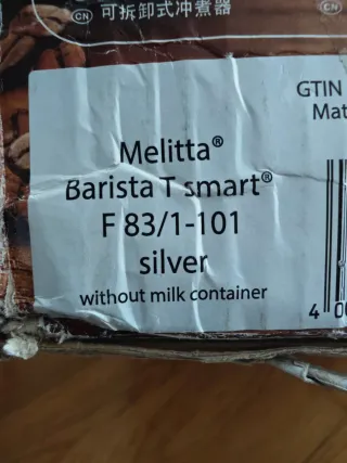 Cafetera Melitta Barista T Smart