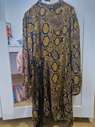 Vestido Zara Animal Print M
