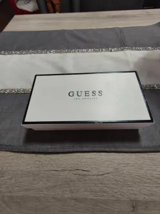 Monedero Guess Rayas Azul