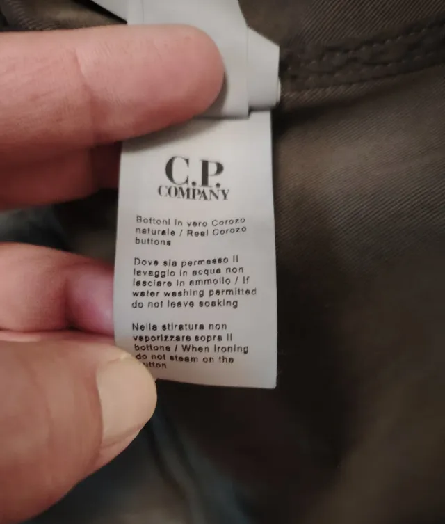 Chaqueta CP Company para hombre lavada en piedra