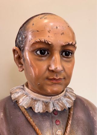 San Antoni María Claret - Escultura antigua talla.