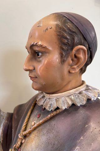 San Antoni María Claret - Escultura antigua talla.