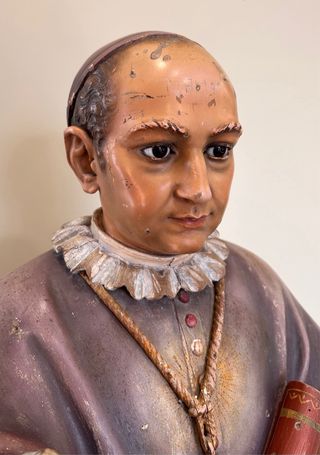 San Antoni María Claret - Escultura antigua talla.