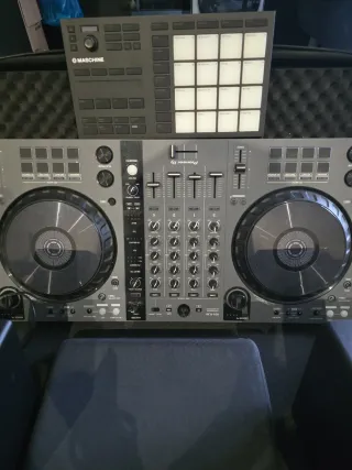 Set DJ completo pioner flx6 +yamaha hs3 y machine