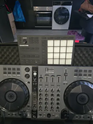 Set DJ completo pioner flx6 +yamaha hs3 y machine