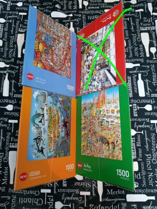 Puzzles marca Heye 1500 piezas