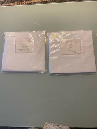 Sábanas Cuna Zara Home Percal Algodón