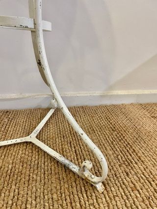 Velador frances antiguo hierro principio siglo XX