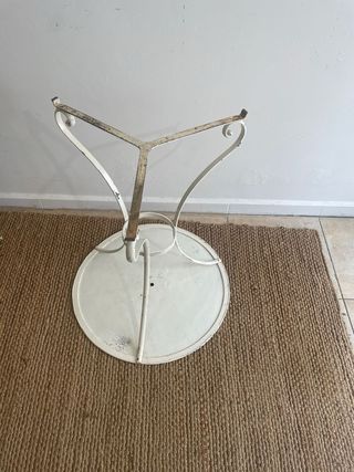 Velador frances antiguo hierro principio siglo XX