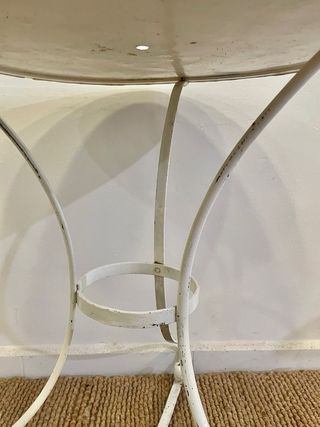 Velador frances antiguo hierro principio siglo XX