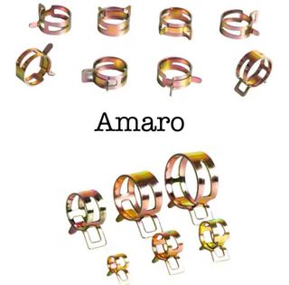 50 Braçadeiras de Metal para Mangueira/Tubo(5 Medi