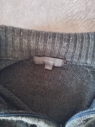 Jersey de punto gris hombre Talla M