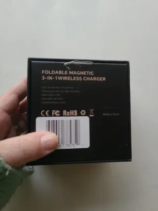 Cargador Inalámbrico Magnético Plegable 3 en 1