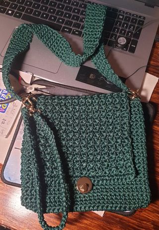 Borsa uncinetto fatta a mano