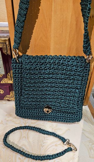 Borsa uncinetto fatta a mano