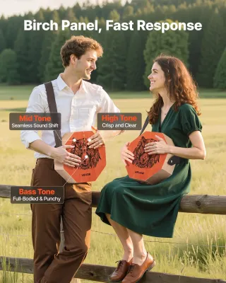 Cajon Box Drum Unico Corde per Chitarra Interne