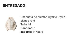 Chaqueta The North Face Beige hyalite mujer