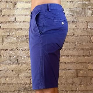 Pantalón corto azul